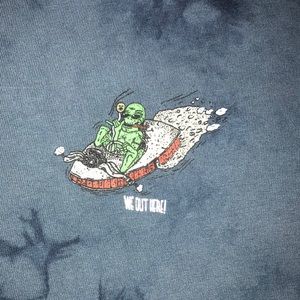 tie dye t shirt dark blue and navy blue